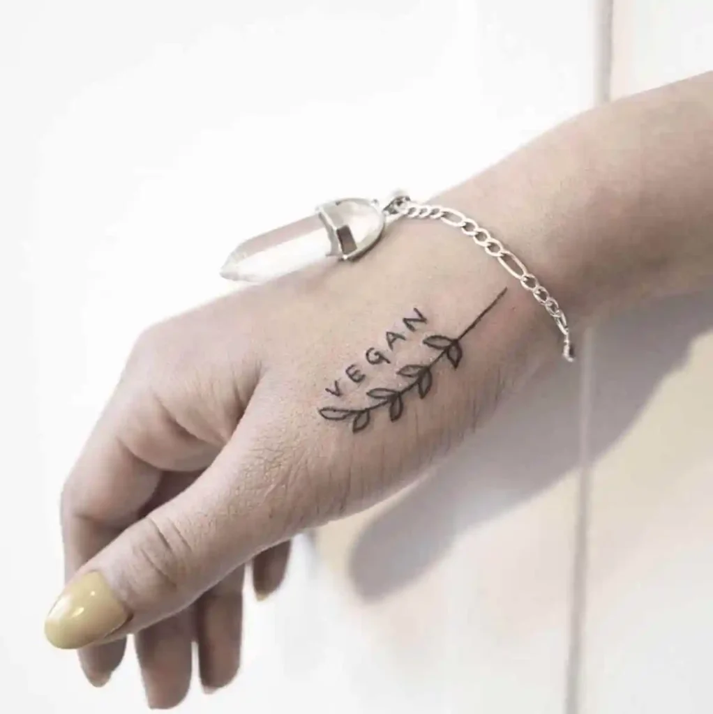 vegan tattoo
