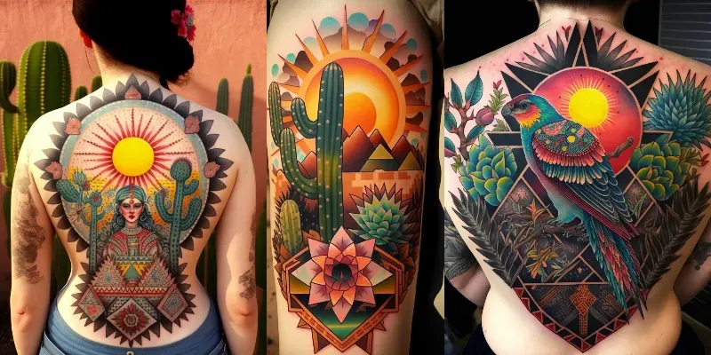 Mexican Culture Inspired Tattoos Midjourney Prompt | PromptBase