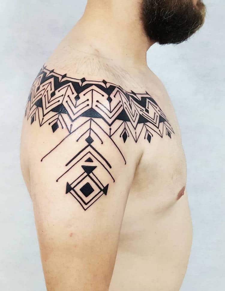Amazonian Tribal Tattoos Inspired by Sacred Indigenous Patterns
